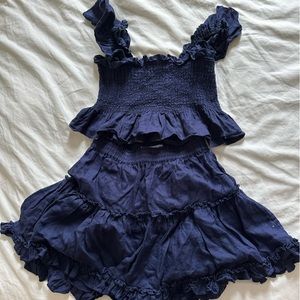 Hill House Home Navy Linen Set